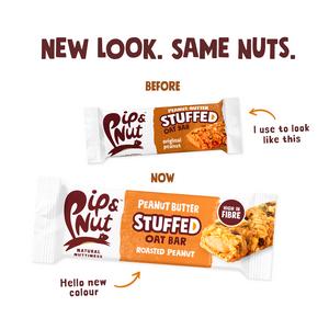Pip & Nut Peanut Butter Stuffed Oat Bar Original 3 x 48g - gallery image 2