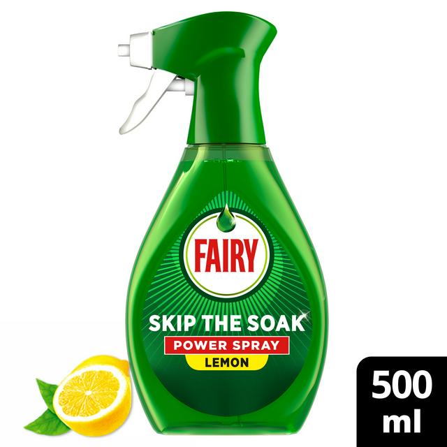 Fairy Skip The Soak Power Spray Lemon Dish & Kitchen Spray Pre Treatment 500ml - gallery image 1
