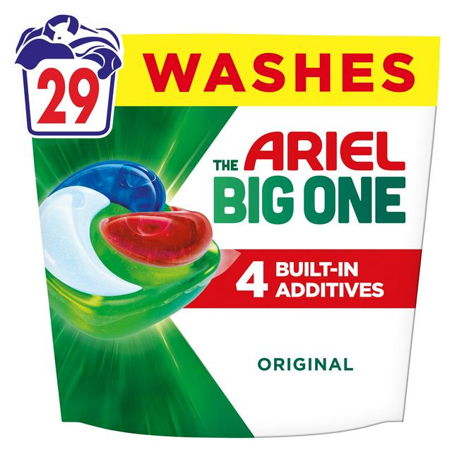 Ariel The Big One Pods Laundry Detergent Washing Capsules Original 29 Washes - gallery image 1