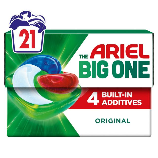 Ariel The Big One 21 Washes Original Pods Laundry Detergent Washing Capsules - gallery image 1