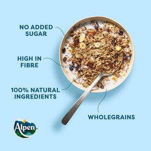 Alpen No Added Sugar Muesli Breakfast Cereal 950g - gallery image 2
