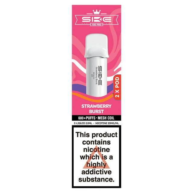 SKE 600 Pro 2 Strawberry Burst Pod 20mg/ml - gallery image 1