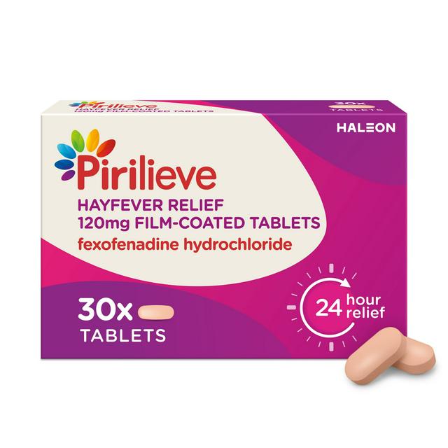 Pirilieve Hayfever Relief Fexofenadine Tablets x30 - gallery image 1