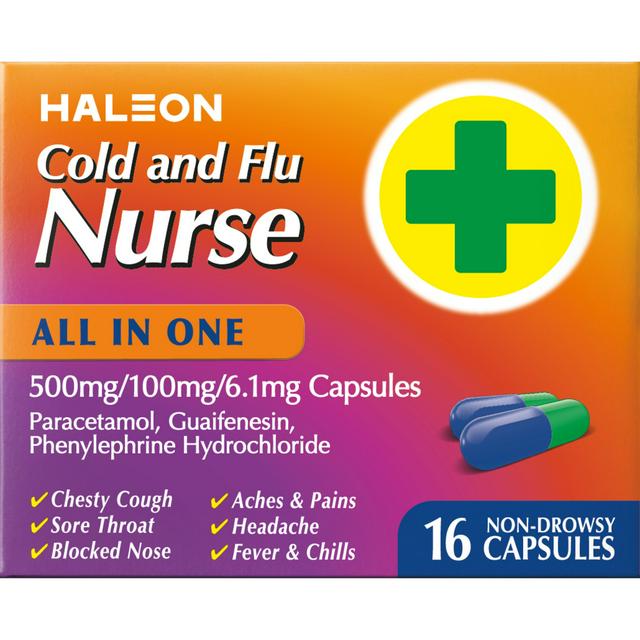 Haleon Cold & Flu Nurse 16 x All in One Capsules - gallery image 1