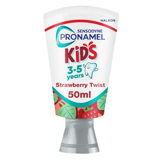 Sensodyne Pronamel Kids 3-5 Years Toothpaste Strawberry Twist 50ml - gallery image 1
