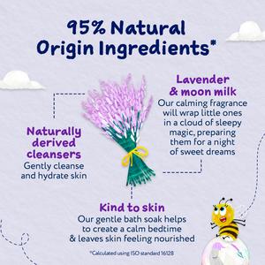 Childs Farm 250ml Slumber Time Sleep Lavender & Moon Milk for Babies, Kids & Sensitive Skin Bath Soak - gallery image 6