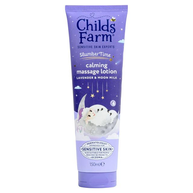 Childs Farm Slumber Time Sleep Calming Massage Lotion Lavender & Moon Milk Gentle Moisturiser for Babies 150ml - gallery image 1