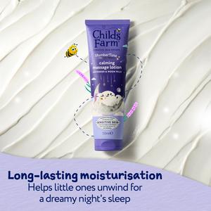Childs Farm 150ml Slumber Time Sleep Calming Massage Lotion Lavender & Moon Milk Gentle Moisturiser for Babies - gallery image 3