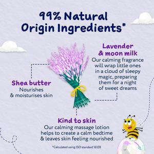 Childs Farm 150ml Slumber Time Sleep Calming Massage Lotion Lavender & Moon Milk Gentle Moisturiser for Babies - gallery image 6