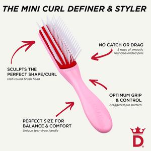 Denman D14 the Mini Curl Definer & Styler Pink Crush - gallery image 4