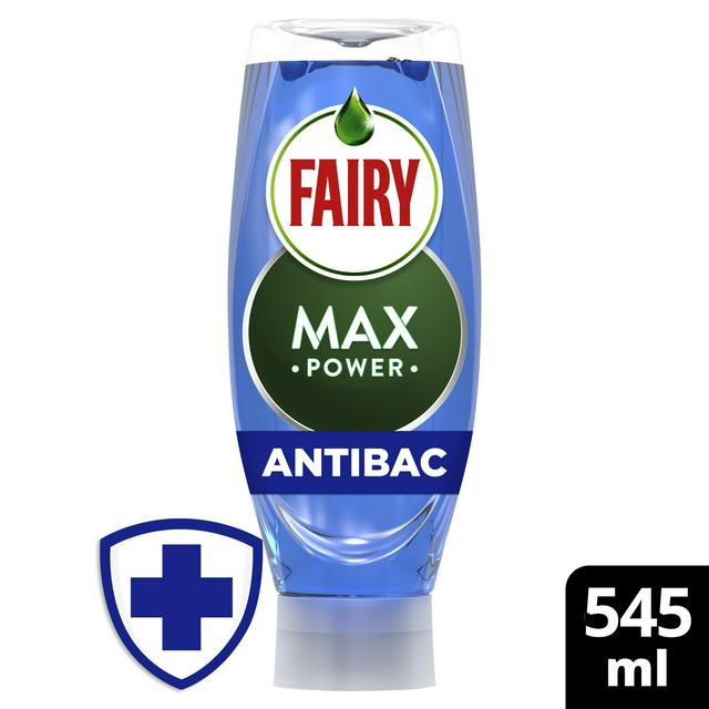 Fairy Max Power Washing Up Liquid Antibacterial 545ml - gallery image 1