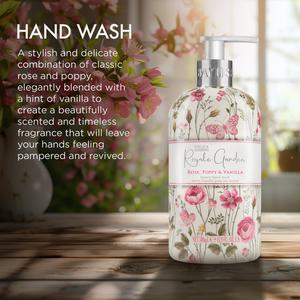 Baylis & Harding Royale Garden Rose, Poppy & Vanilla Luxury Hand Wash, Limited Edition 500ml - gallery image 3