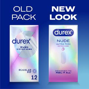 Durex 10 x Nude Extra Lube Condoms - gallery image 2