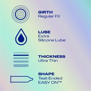 Durex 10 x Nude Extra Lube Condoms - gallery image 4
