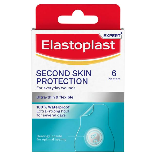 Elastoplast Second Skin Protection Faster Healing Plasters Pack x6 - gallery image 1