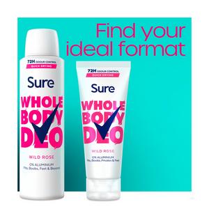 Sure Women Wild Rose Whole Body Deodorant Spray 72h Odour Control 150ml - gallery image 6