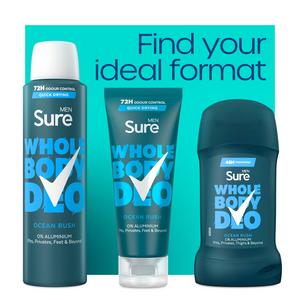 Sure Men Ocean Rush Whole Body Deodorant Spray 72h Odour Control 150ml - gallery image 6