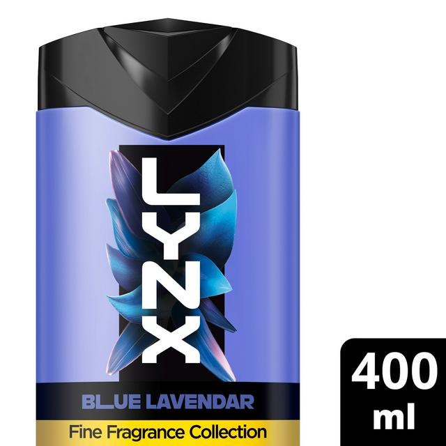 Lynx Blue Lavendar Fine Fragrance Shower Gel Body Wash for Men 400ml - gallery image 1