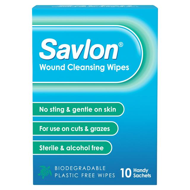 Savlon Wound Cleansing Wipes x10