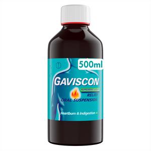 Gaviscon Heartburn & Indigestion Liquid Peppermint 500ml - gallery image 5