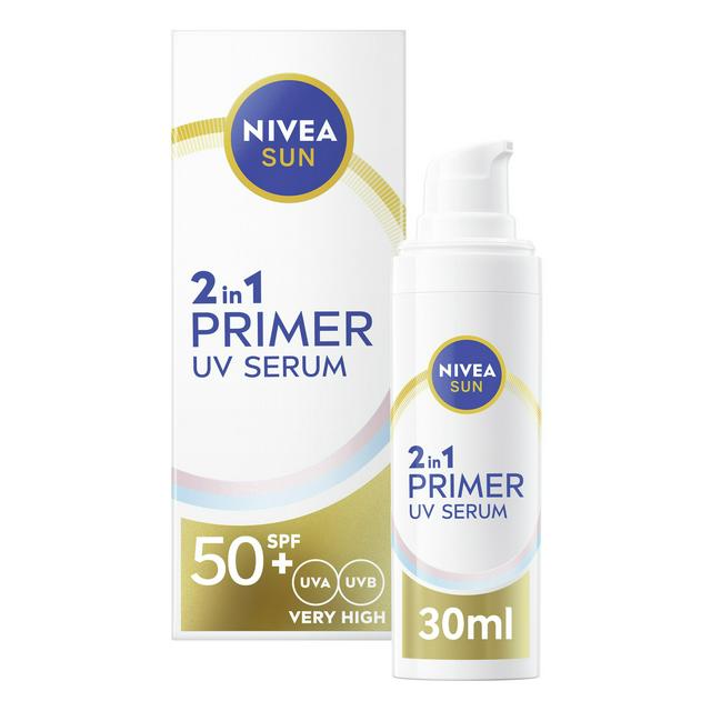 NIVEA Sun 2in1 Primer Daily UV Serum SPF50+ 30ml - gallery image 1
