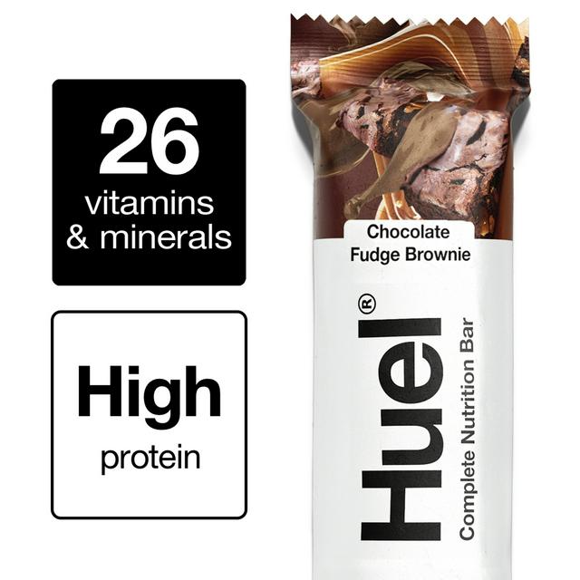 Huel Chocolate Fudge Brownie Complete Nutrition Bar 55g - gallery image 1