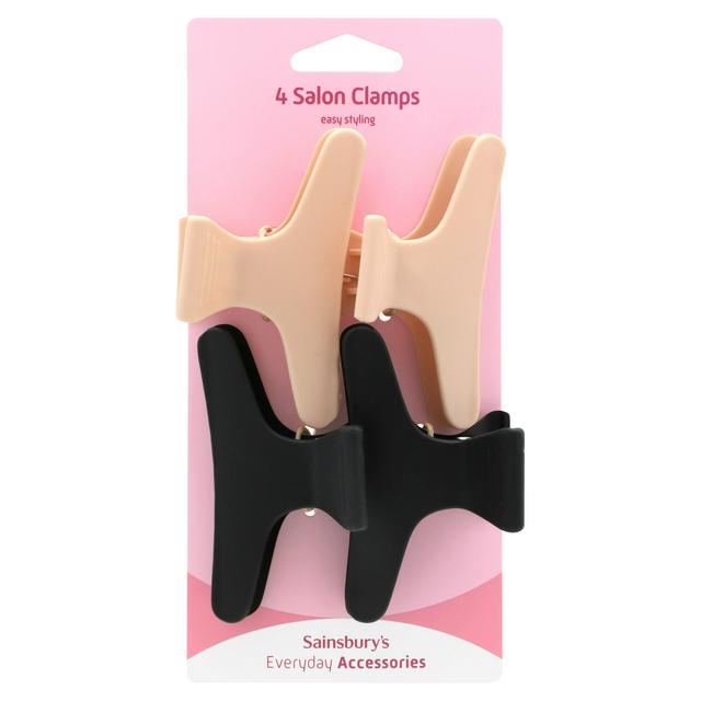 Sainsbury's Butterfly Styling Clamps x4 - gallery image 1