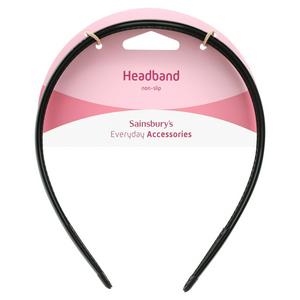 Sainsbury's Headband Non Slip Black