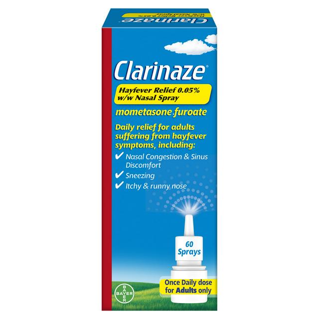 Clarinaze Hayfever Relief 0.05% w/w 60 Nasal Spray 10g - gallery image 1