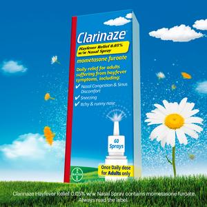 Clarinaze Hayfever Relief 0.05% w/w 60 Nasal Spray 10g - gallery image 6