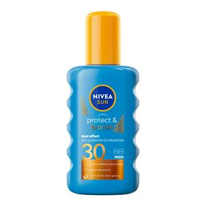 Nivea Sun Spray Protect And Bronze Spf30 200Ml