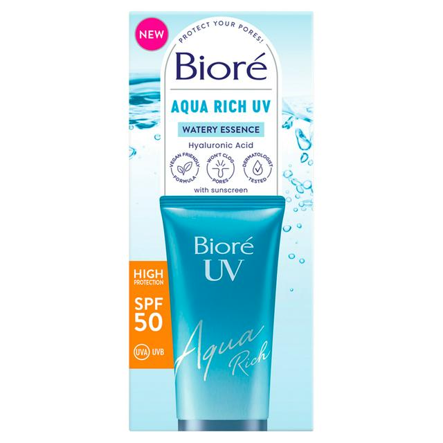 Biore Aqua Rich Water Essence Sunscreen SPF 50 50ml - gallery image 1