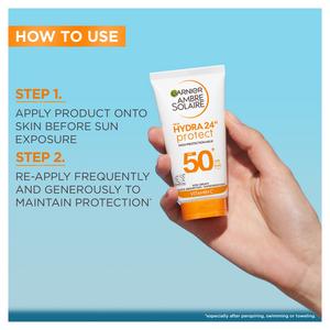 Garnier Ambre Solaire 50ml SPF 50 Hydra Sun Cream Lotion - gallery image 5