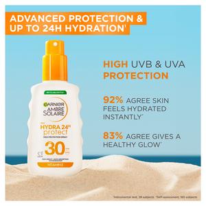 Garnier Ambre Solaire 150ml SPF 30 Hydra Sun Cream Spray - gallery image 2