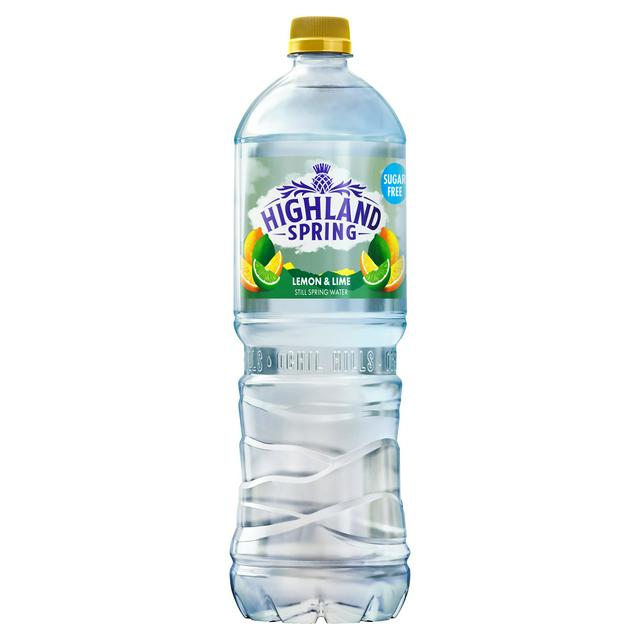 Highland Spring Lemon & Lime Still Flavoured Spring Water 1.25L - gallery image 1