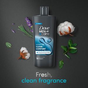 Dove Men+Care 700ml Hydrating Clean Comfort 3 in 1 Hair, Face & Body Wash - gallery image 3