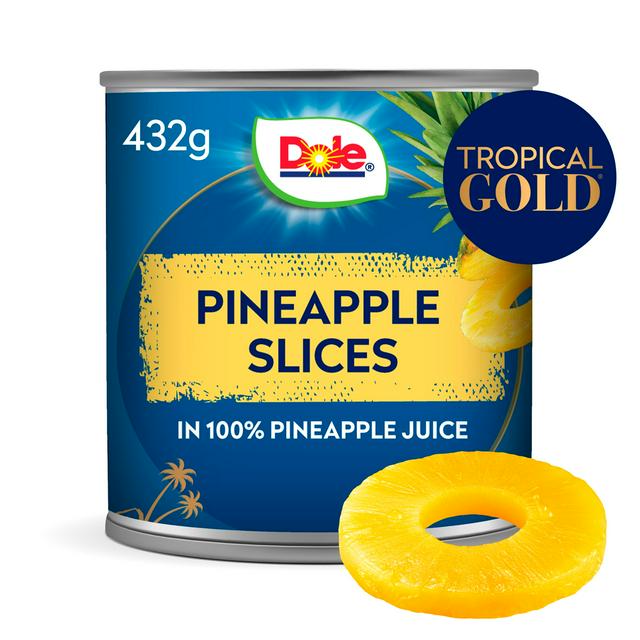 Dole Tropical Gold Pineapple Slices In 100% Pineapple Juice 432g - gallery image 1