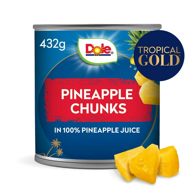 Dole Tropical Gold Pineapple Chunks In 100% Pineapple Juice 432g - gallery image 1