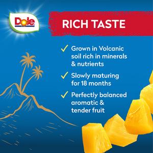 Dole Tropical Gold Pineapple Chunks In 100% Pineapple Juice 432g - gallery image 3