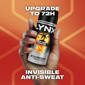Lynx Sunset Fresh 72h Antiperspirant Deodorant for Men 150ml - gallery image 2