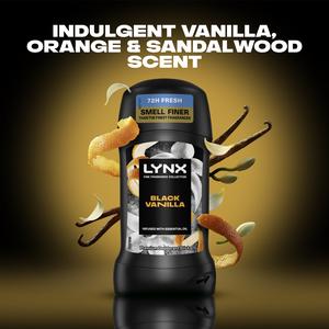 Lynx Black Vanilla 72h Fine Fragrance Antiperspirant Deodorant Stick for Men 50ml - gallery image 3