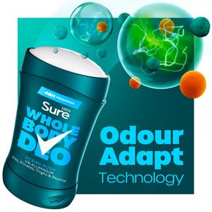 Sure Men Ocean Rush Whole Body Deodorant Stick 48h Odour Control 50ml - gallery image 3