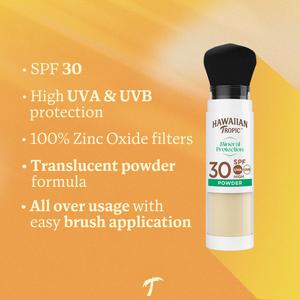 Hawaiian Tropic Mineral Protection SPF 30 Light Tropical Scent Powder 4.25g - gallery image 2