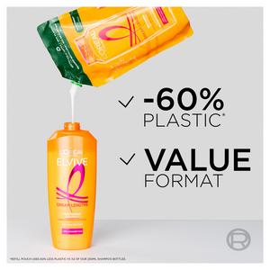 L'Oréal Paris Elvive Dream Lengths Restoring Shampoo Refill Pouch for Long Hair 500ml - gallery image 4