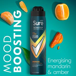 Sure Men Nonstop Protection Anti Perspirant Aerosol Deodorant Energise 250ml - gallery image 3
