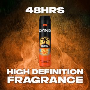 Lynx Sunset Fresh 48h Deodorant Body Spray for Men 250ml - gallery image 4