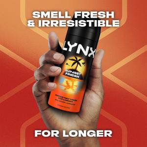 Lynx Sunset Fresh 48h Deodorant Body Spray for Men 150ml - gallery image 2