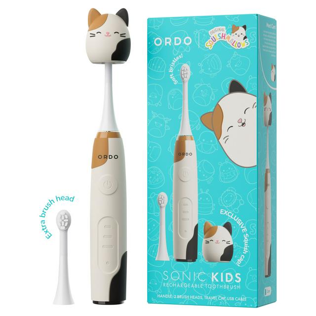 Sainsburys Ordo Original Squishmallows Sonic Kids Rechargeable Toothbrush