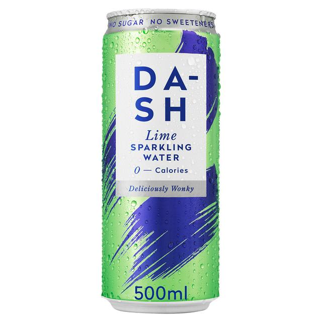Dash 500ml Lime Sparkling Water Can - gallery image 1