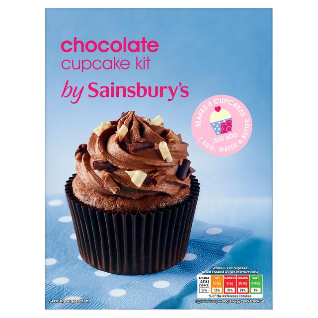 Sainsbury's Chocolate Cupcake Mix 290g Sainsbury's